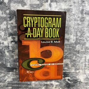 Cryptogram-A-Day Book Louise B Moll Sterling Daily Puzzle Paperback Word Games